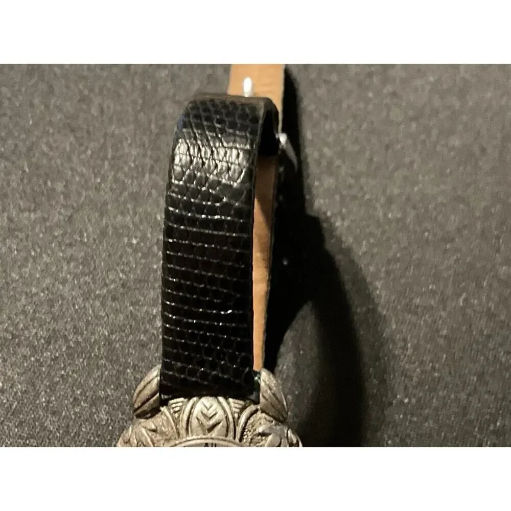 Vintage Judith Jack Watch w/ Leather Band (Parts or repair)